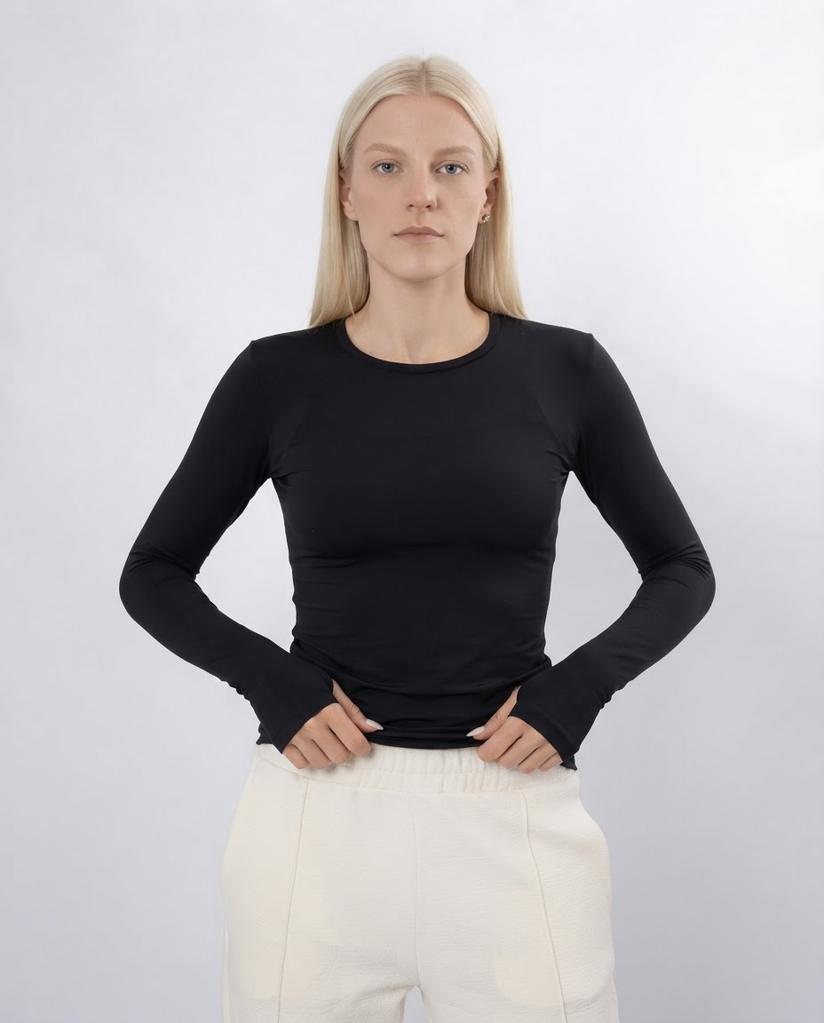 Blusa manga longa