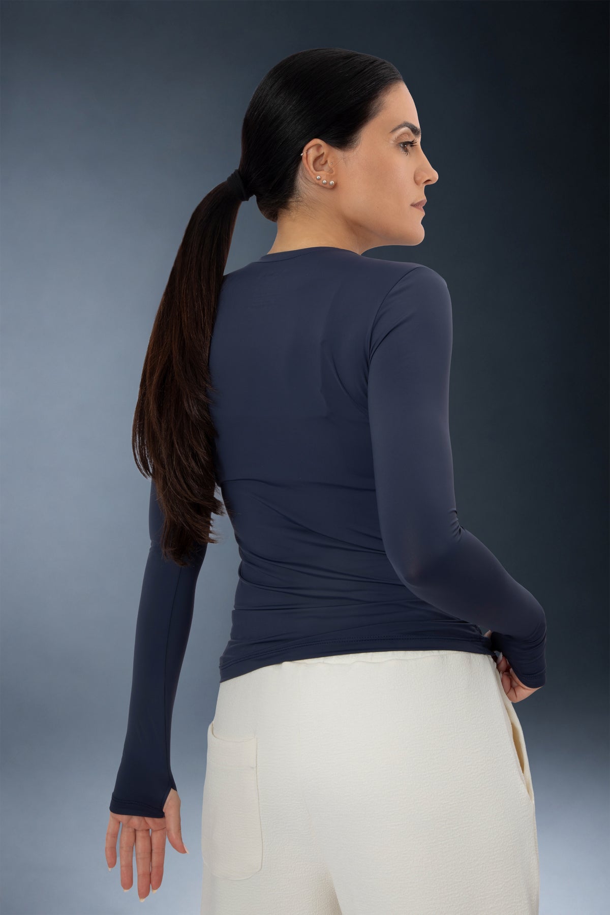 Blusa manga longa